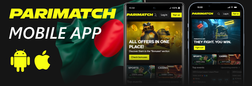 Parimatch BD App for iOS and Android